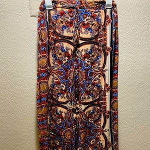 Cotton, floral pattern pants